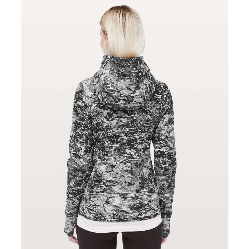 Rare Lululemon Scuba Hoodie Cotton Fleece
Masked Lace Starlight Black Size 2 - Picture 2 of 10